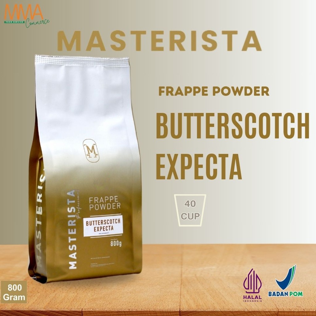 

Masterista Frappe Butterscotch Masterista 800gr / Bubuk Minuman Matcha Vanilla 800gr / Minuman Bubuk