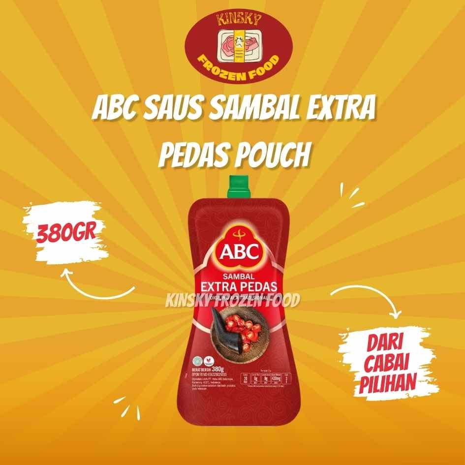 

ABC SAMBAL EXTRA PEDAS POUCH 380GR / SAUS ABC SAMBAL EXTRA PEDAS POUCH 380 GR