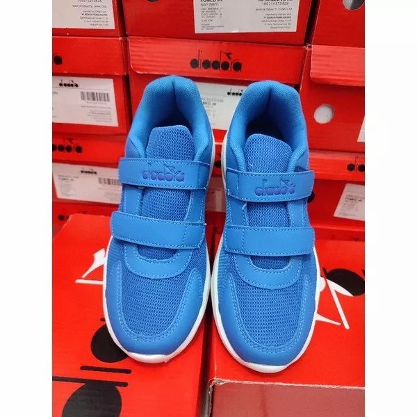 sepatu anak Dia Dora Flo biru sneaker kids keren  - nevada BLACK 1, 35