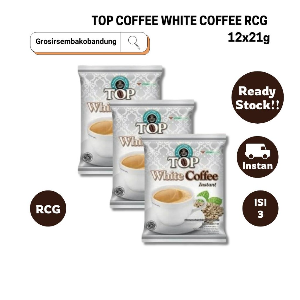 

TOP COFFEE WHITE COFFEE RCG 12x21g - 3 Rcg - Kota Bandung