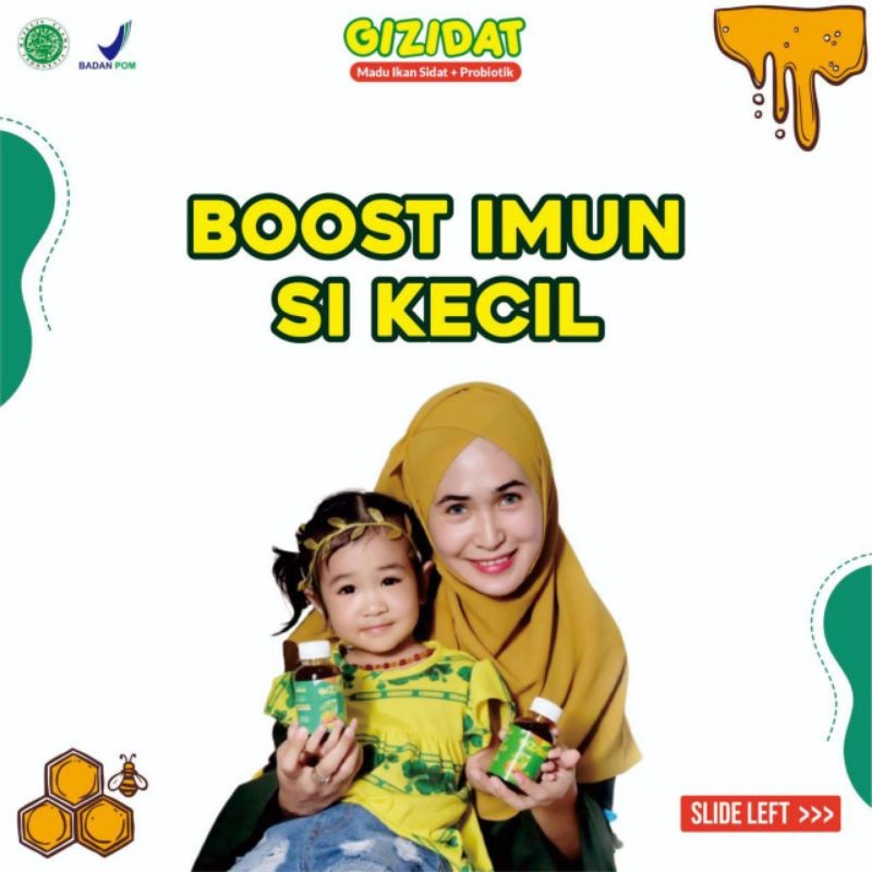 

Madu Gizidat Penambah Berat Badan Nafsu Makan Anak Dan Imunitas Tubuh GIZIDAT