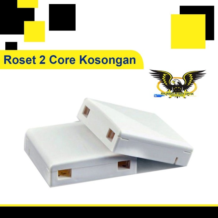 Roset 2 Core KOSONGAN Fiber Optik