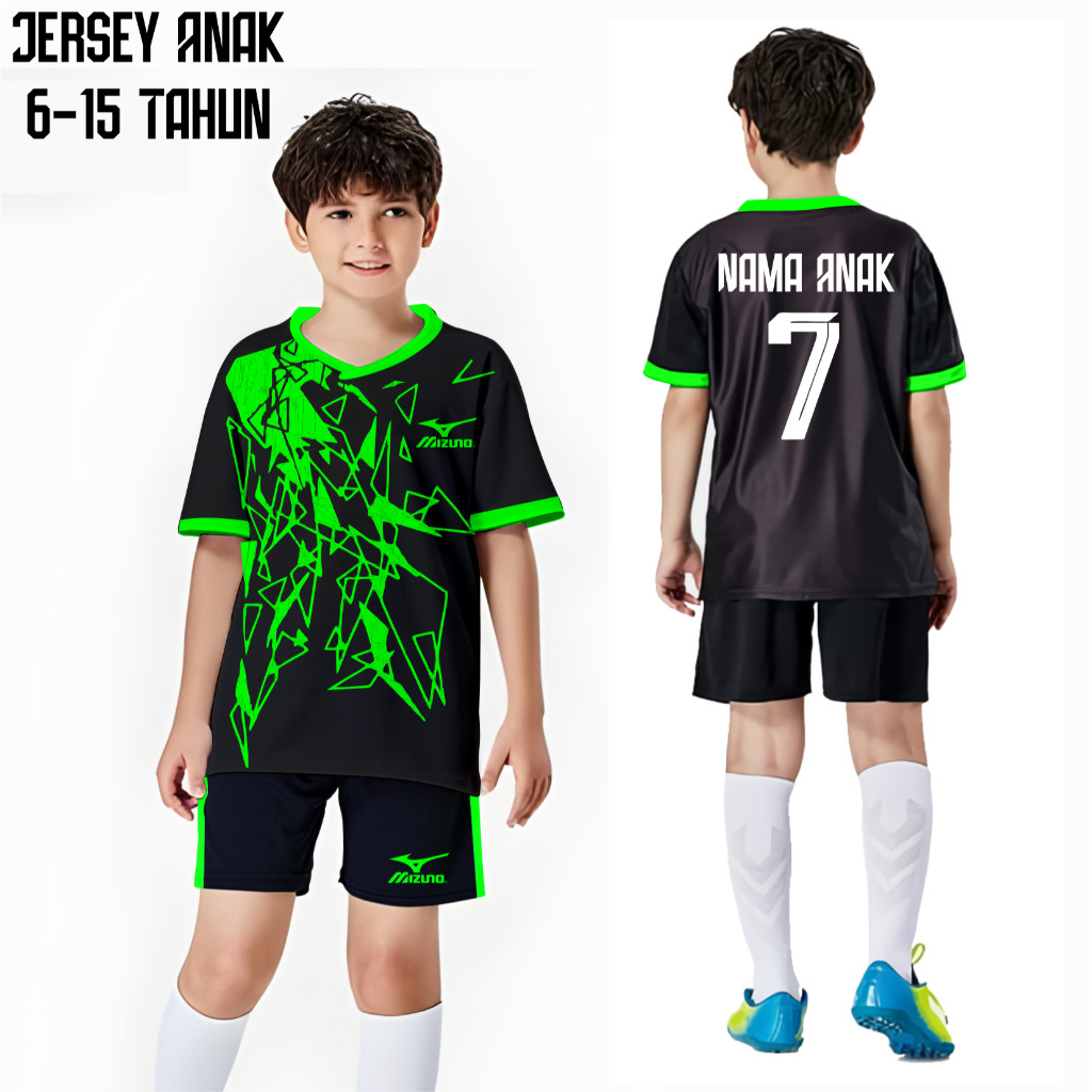 PASANG NAMA DAN NOMOR Baju Bola Jersey Futsal Anak Custom Jersey Bola jersey volly Baju Futsal Sablo