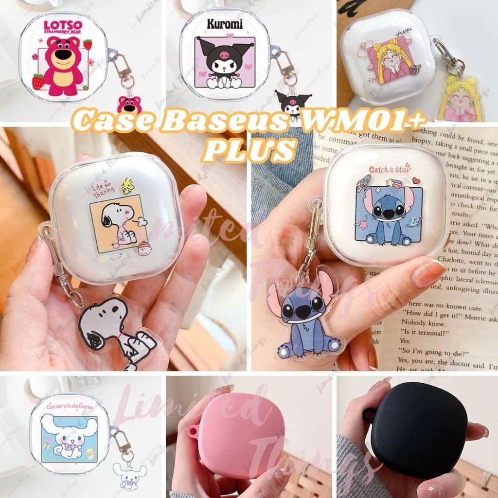 SOFT CASE untuk Baseus Encok WM01 PLUS 01 Plus Case Character Bluetooth Wireless