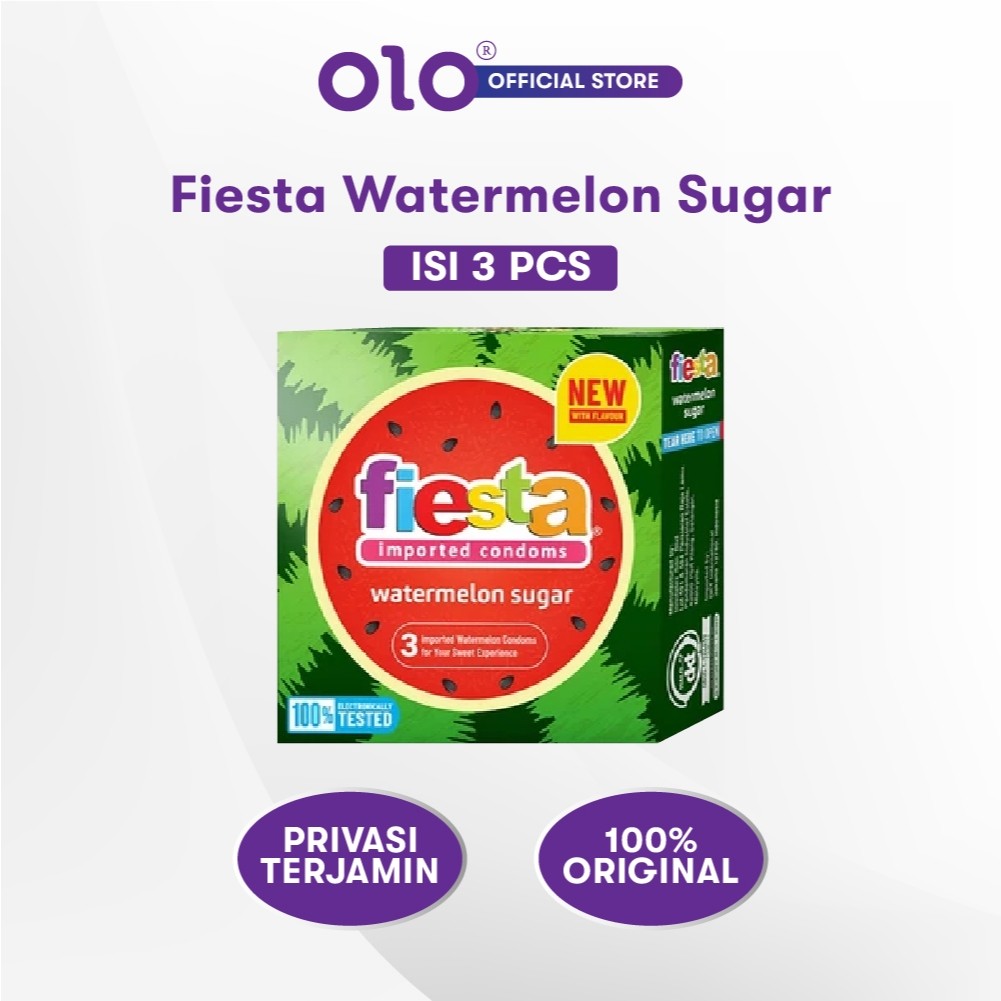 

konnnndddoooo Fiesta Rasa Watermelon Semangka 1 Box isi 3 Pcs