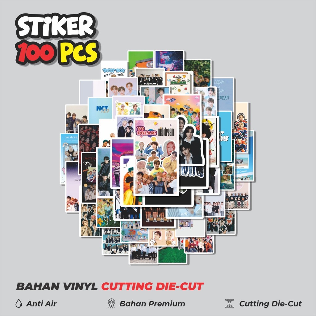 

Terbaru! 50 pcs Stiker Poster NCT Dream Dekorasi Lucu Kreatif untuk Notebook, Skateboard, HP