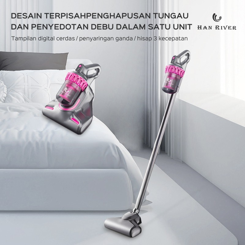 Sparepart vacuum cleaner HAN RIVER Vacuum Cleaner 25000Pa 2 in 1 With UV Anti-mite Vacuum Cleaner Ka