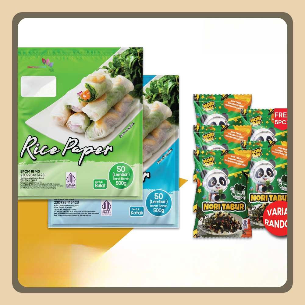 

Banh Trang High Quality Rice Paper 22cm / Rice Paper / Kulit Lumpia Vietnam Rice Paper / rice roll spring roll / Salad Wrap / Rice Paper