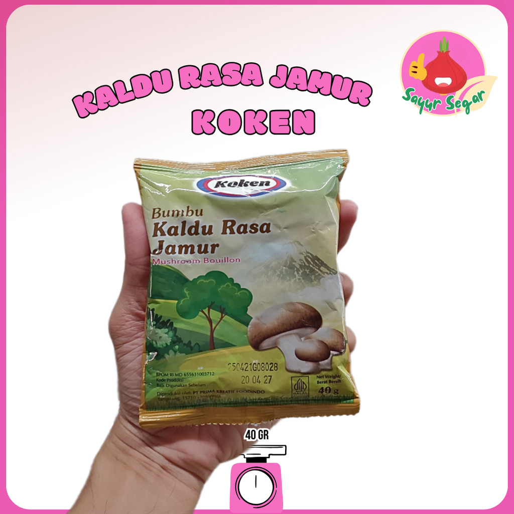 

Koken Kaldu Rasa Jamur 40 gram