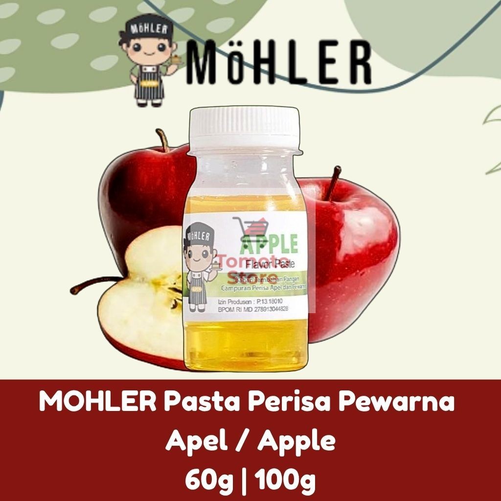 

✨ TOMOTOSTORE ✨ MOHLER Pasta Perisa Pewarna Apel / Apple