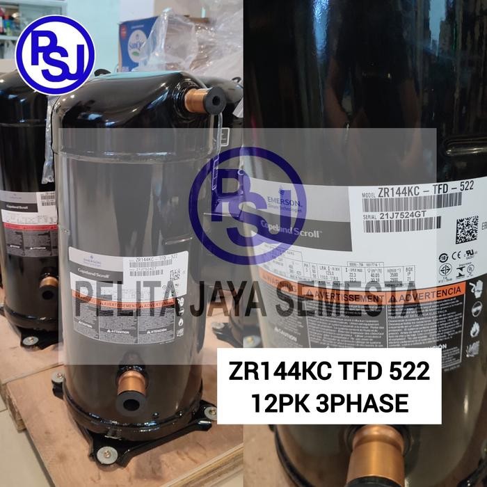 Kompresor AC Copeland ZR144KC-TFD-522 / Compressor Copeland ZR144KC / 12PK COPELAND