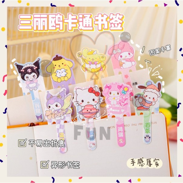 

FUNFINDS 1 SET 15 PCS PEMBATAS BUKU MIKA KLIP TEMPEL STICKY NOTE BOOKMARK PENANDA BUKU (SR)A-PB009