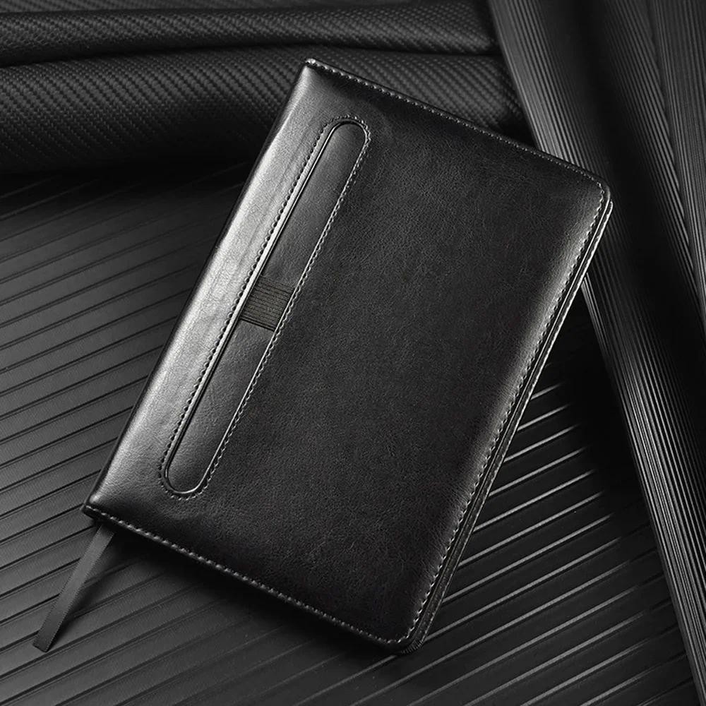

New for Hongdian A5 Notebook Business Office Notepad Student Diary Notebook Fashion Portable Leather Thickened Customization