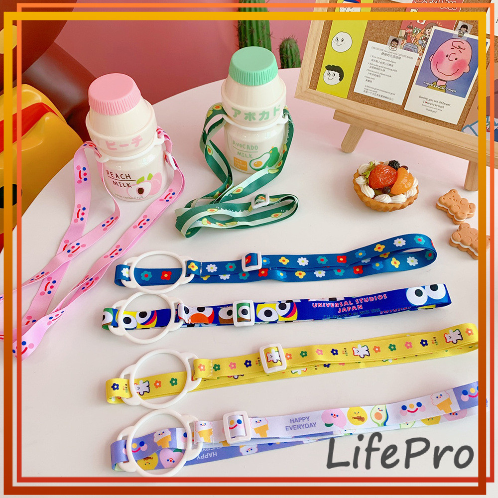 StellaLou Tali Botol Minum Anak Gantungan Selempang Strap Botol Universal Motif Lucu
