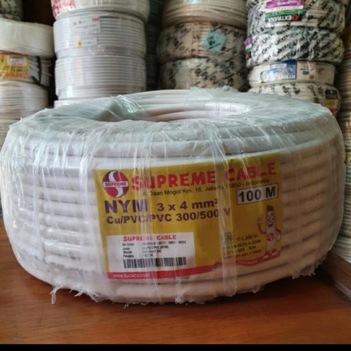 Kabel NYM 3 x 4 mm Supreme @ 100 Meter