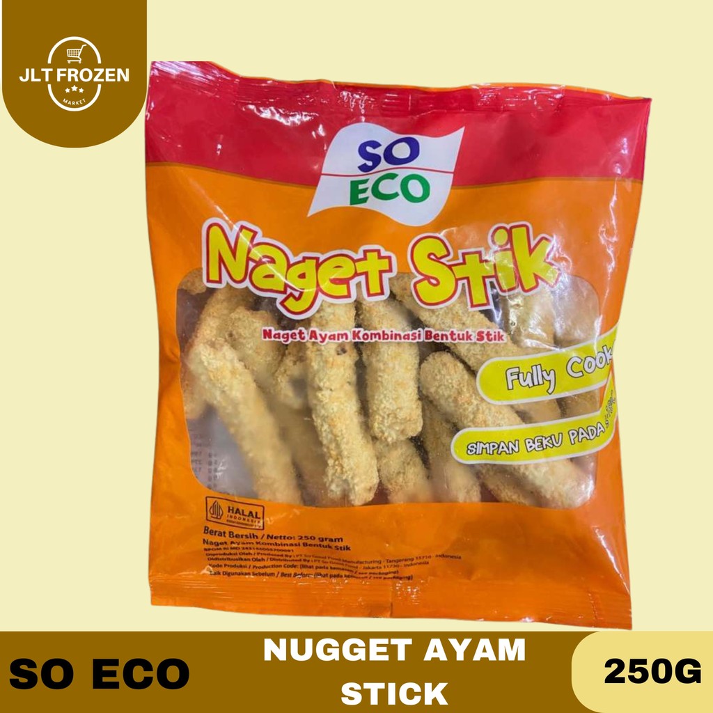 

So Eco Nugget Stick 250g / Nugget Ayam Stik