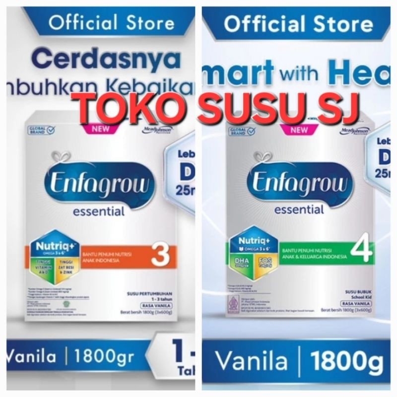 New ENFAGROW ESSENTIAL 3 4 1800 GRAM/1800GRPremium