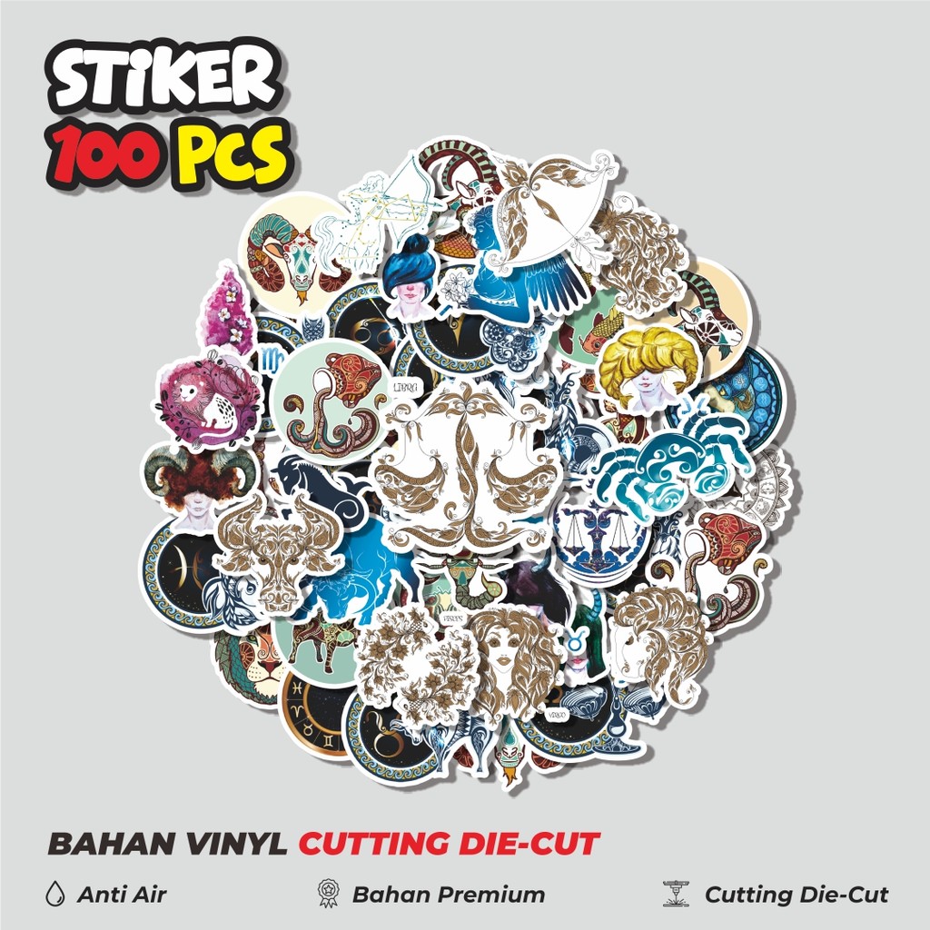 

Terbaru! 50 pcs Stiker Constellation Flower [Bunga Konstelasi] Dekorasi Lucu Kreatif untuk Notebook, Skateboard, HP