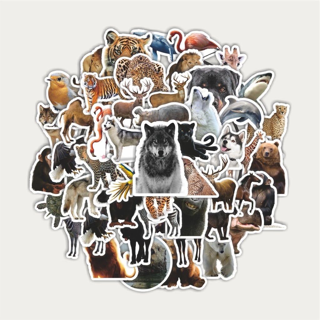 

Sticker Pack Stiker Hewan Hewan/Animal | Sticker TUMBLR | Stiker LAPTOP KOPER HELM