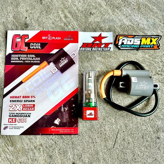 SUPER COIL GC BRT Motor Carburator GRATIS BUSI BRT Karburator KLX CB - Busi BRT DPR8