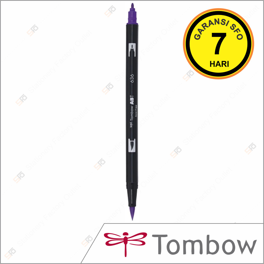 

Dual Brush Pen Tombow 636 - Imperial Purple - ABT Satuan