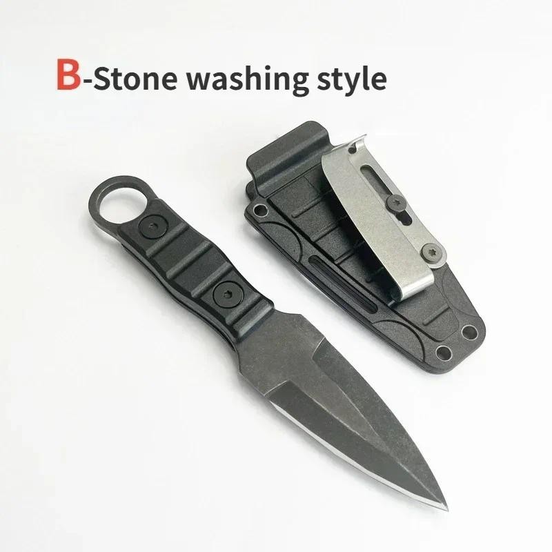 New Pocket knife Outdoor small straight knife,utility knife +K sheath, high hardness survival knife,
