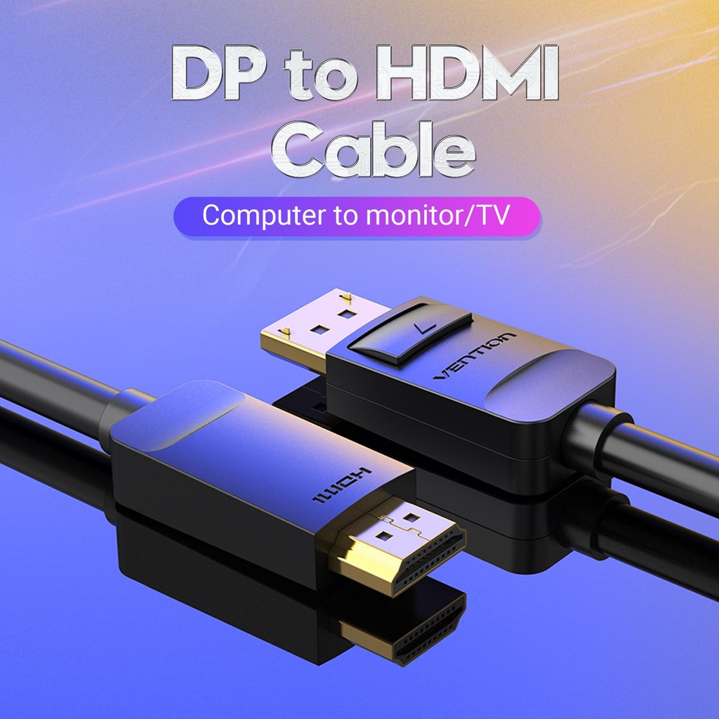 Vention Kabel DP DisplayPort to HDMI Cable