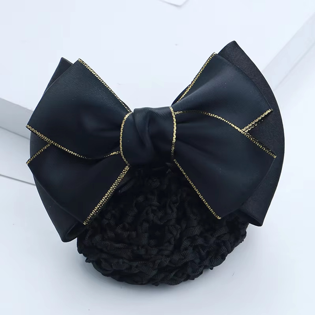 OMO Harnet Rambut HR Jepitan Cepol Pita Korea Jaring Sanggul Polos Motif Dewasa Anak harnet spg harn