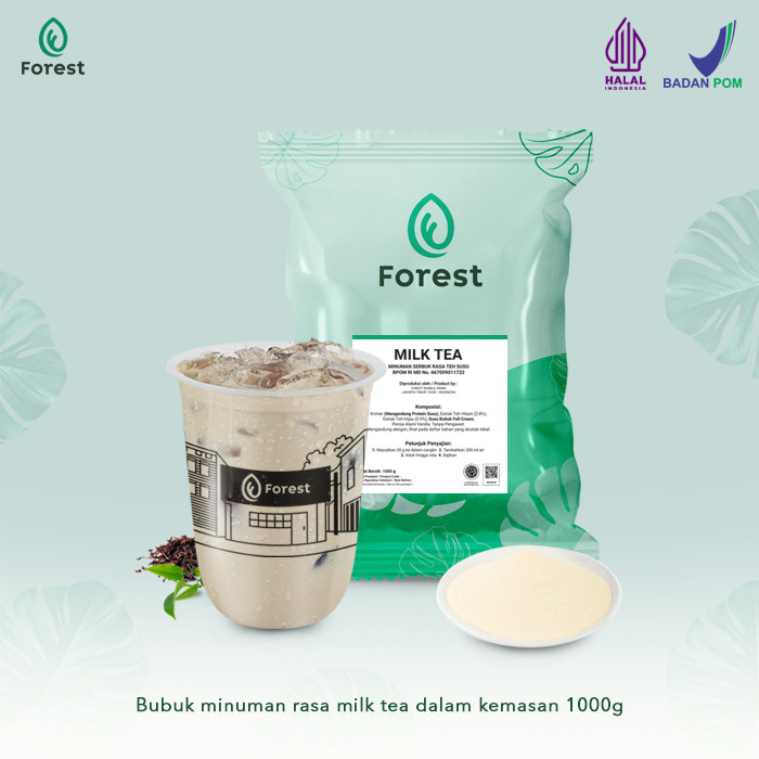 

Bubuk Minuman Teh MILK TEA Powder 1000g - Forest Bubble Drink