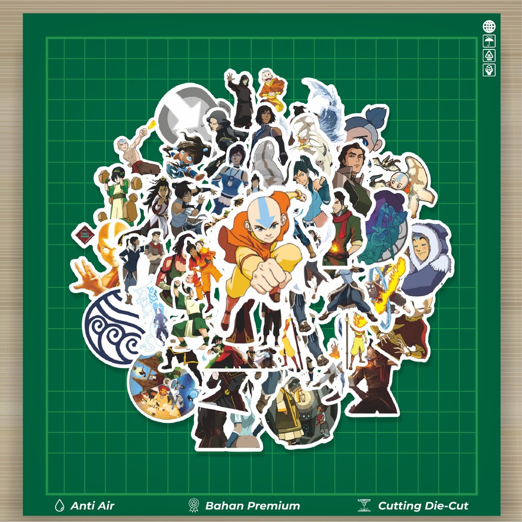 

HOT 50 PCS STIKER Sticker Kartun Avatar The Legend of Korra Stiker Stiker Fashion Cars Decal Dingin Kartu Album Custom Vinyl Anti Air- Sticker Aesthetic Buku Journal Koper Casing HP Tablet Laptop Helm Motor Botol Minum