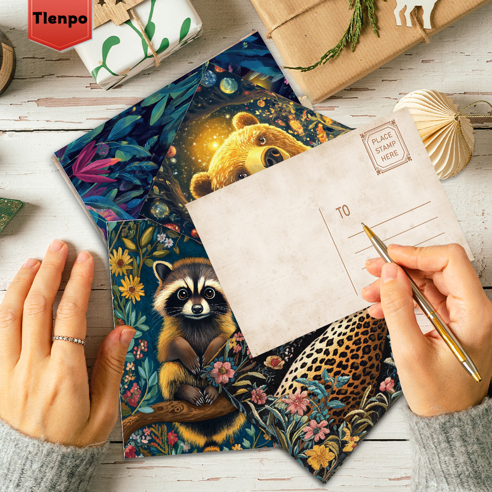 

32pcs, Art Deco Postcards, Wall Stickers, Mailing Cards, Greeting Cards, DIY Postcards, Souvenir Postcards, Decorative Products