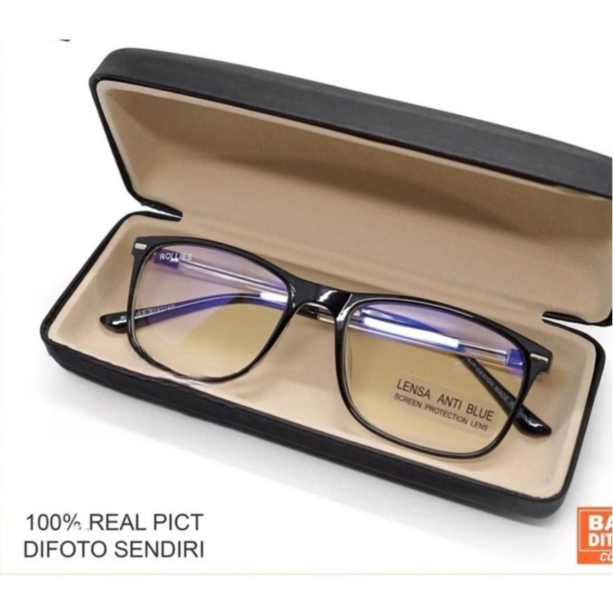 Kacamata Estetik Premium Modern Stylish Kekinian Viral Kaca Mata Remaja Wanita Gaya Fashionable