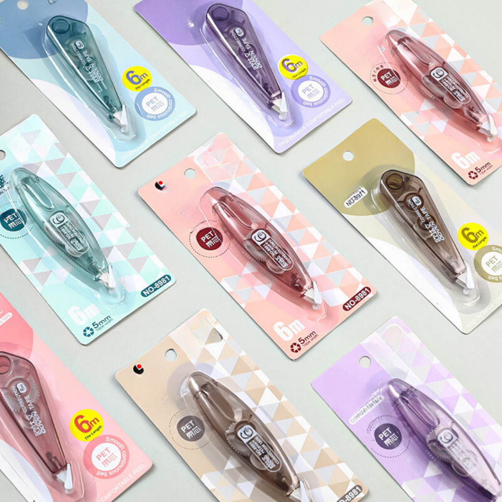 

GOJI Correction Tape Smoky Panjang 6 Meter TipEx TipX Tip X Pita Kertas Penghapus Pulpen Pena Smokey MO