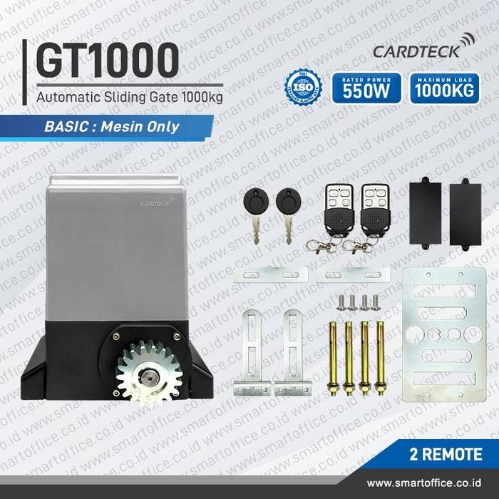 

Ready Powerful Sliding Gate Otomatis 1000Kg Cardteck GT1000 Standard Edition - BASIC