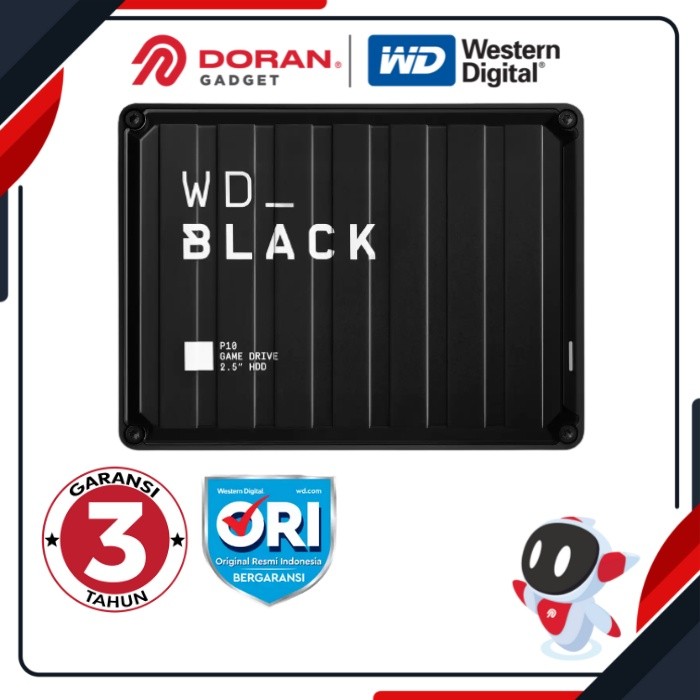 Harddisk Hard Disk Hardisk HD External Eksternal Gaming 2TB 4TB | 2 4 Tera TB WD Black P10 Game Driv