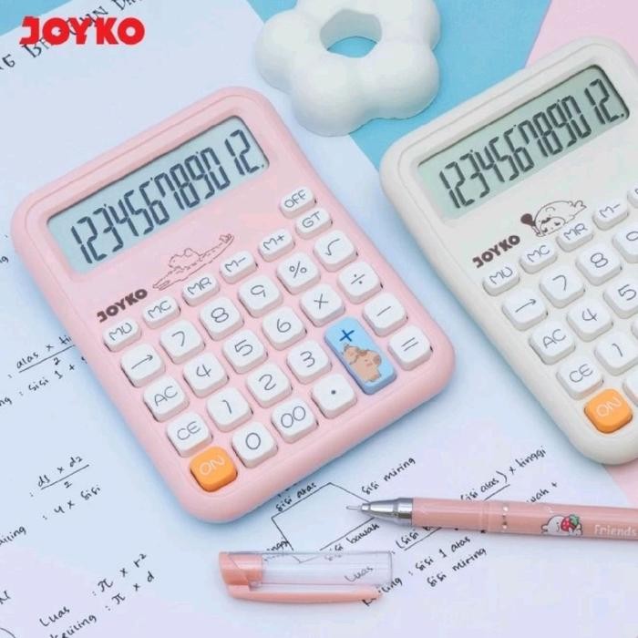 

Kalkulator Joyko CC-72CO 12 digit dengan fungsi kalkulasi - Stationery Blue Pink Green Merah Biru White - Pink