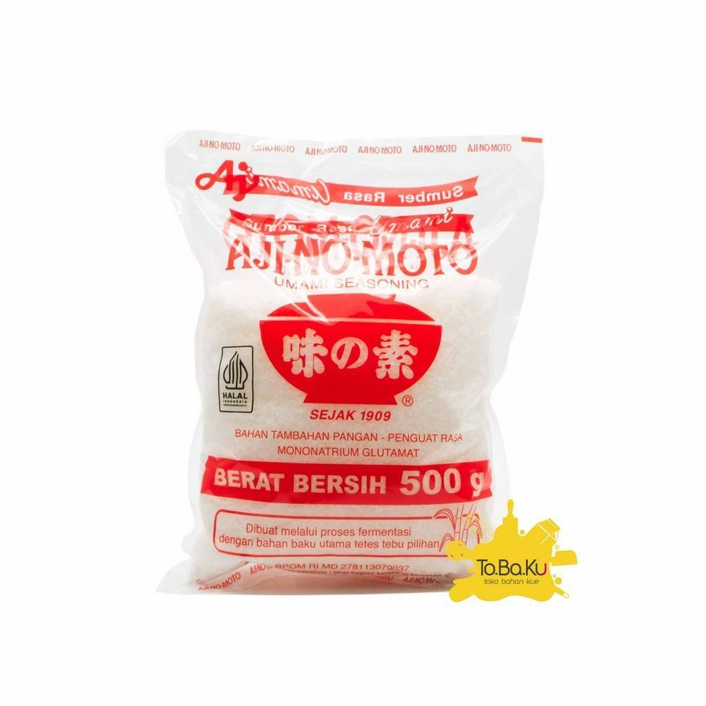 

[PROMO BARANG BARU] New !!! Ajinomoto MSG/Monosodium Glutamat 500gr Bergaransi Terlaris