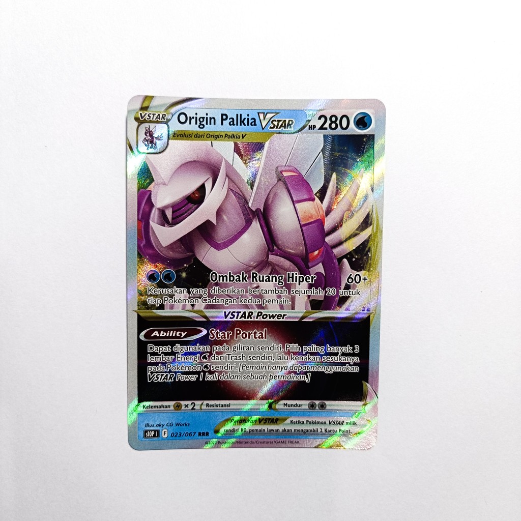 Origin Palkia VSTAR RRR 023/067 S10P Penyulap Ruang Kartu Pokemon TCG Original Indonesia