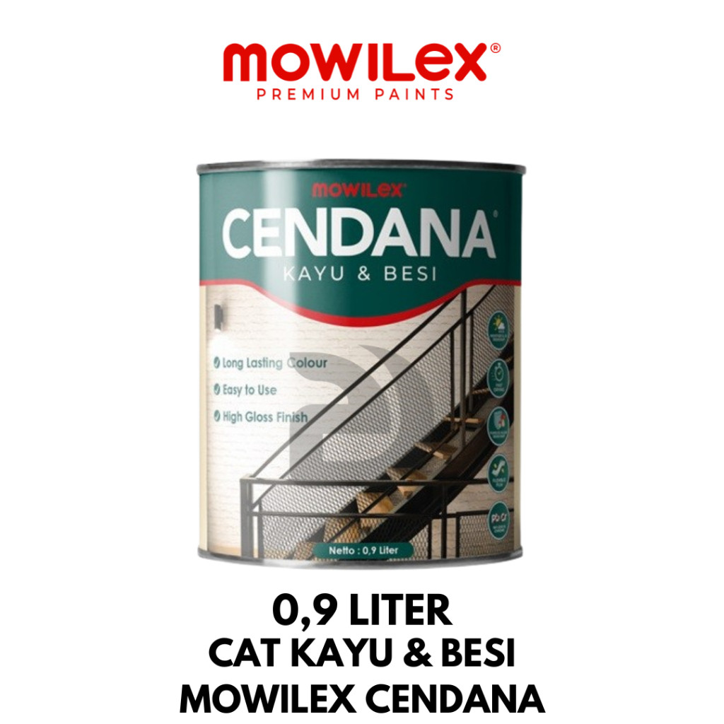 Cat Kayu dan Besi Mowilex Cendana 0.9 Liter