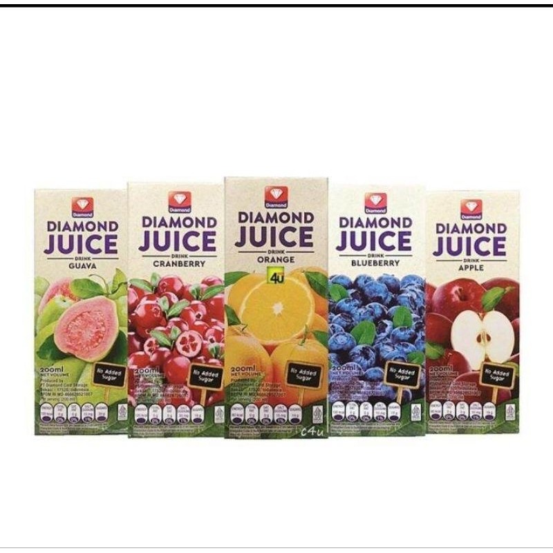 

Diamond Juice UHT Diamond Jus 200ml x 24pcs (KARTON)