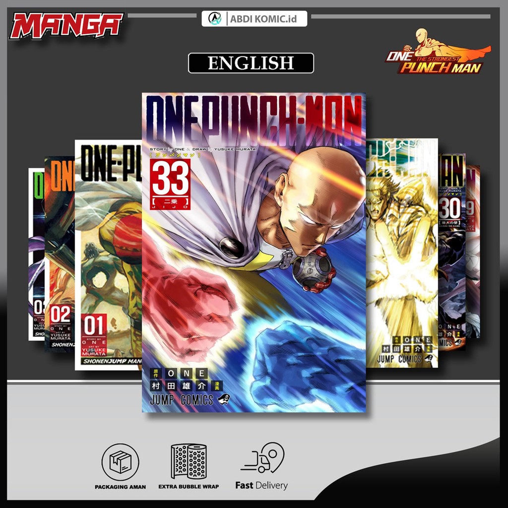 Komik Manga One-Punch Man Vol. 1 - 33 (English)