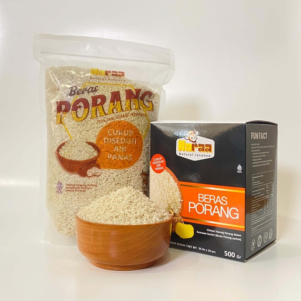 

Beras NARAA / Beras Porang / Konjac Rice / Beras Shirataki