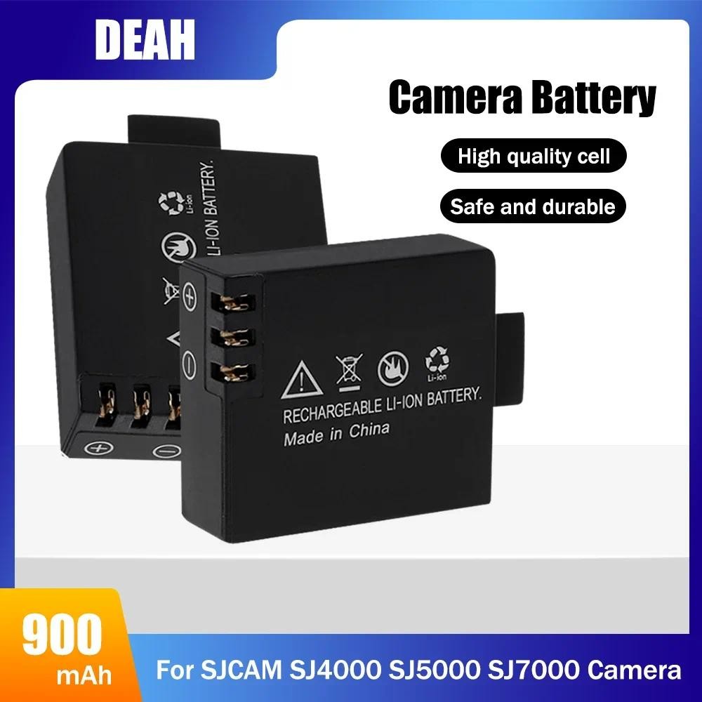 1-20PCS 3.7V 900mAh Lithium Battery For M10 EKEN H8 H8R H9 SJ4000 SJ5000 SJ5000X SJ6000 Sports Actio