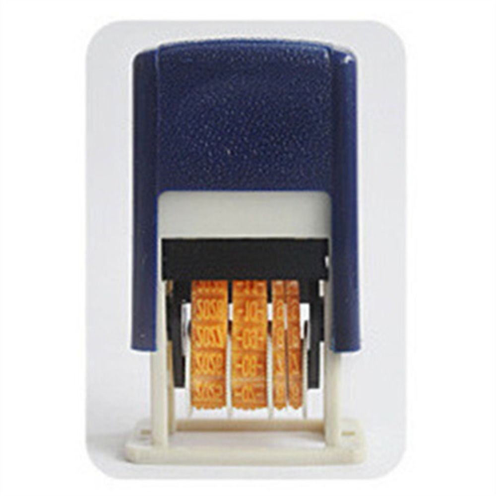 

Mini Self-Inking Stamps Back to Ink DIY Stamp 4mm Handle Account Stamp Date Stamps Automatic Ink Return Date Wheel Stamp