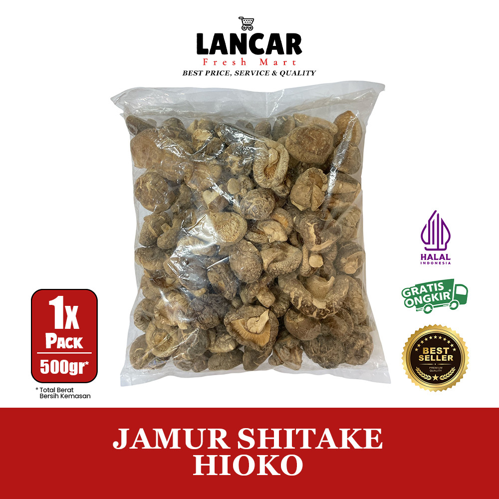 

JAMUR HIOKO 500GR /JAMUR SHITAKE HIOKO 500GR