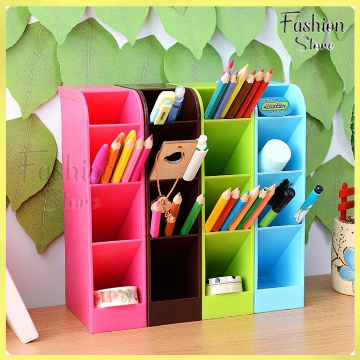 

FS PAKET 5PCS Holder pen rak pulpen pensil/lipstik 4 tingkat multifungsi