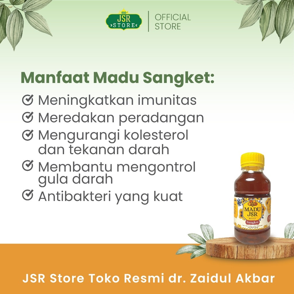 

JAMIN MURAH !!!MADU SANGKET JSR dr Zaidul Akbar 100% Asli & Murni - Madu Sehat JSR(BISA LANGSUNG ORDER)