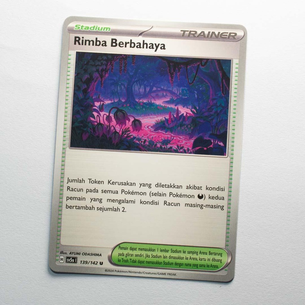 Rimba Berbahaya U 139/142 SV5s Paradoks Andalan Kartu Pokemon TCG Original Indonesia