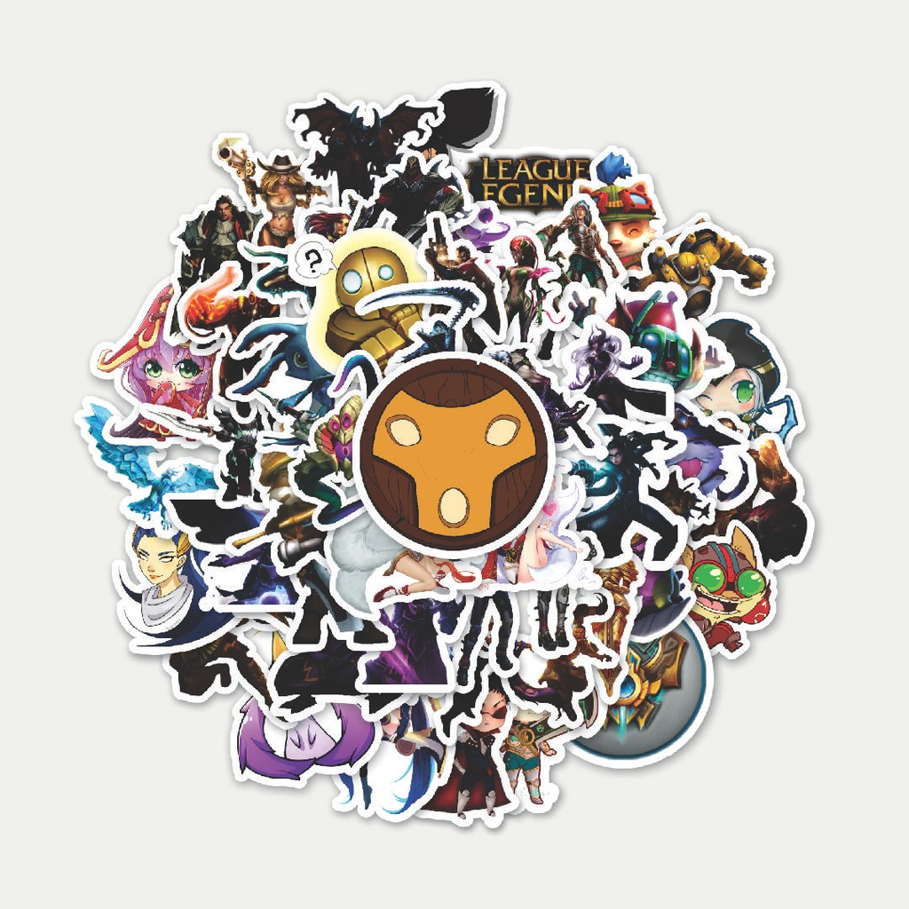 

Sticker Pack Stiker Kartun League Of Legends Skin 3 | Sticker TUMBLR | Stiker LAPTOP KOPER HELM