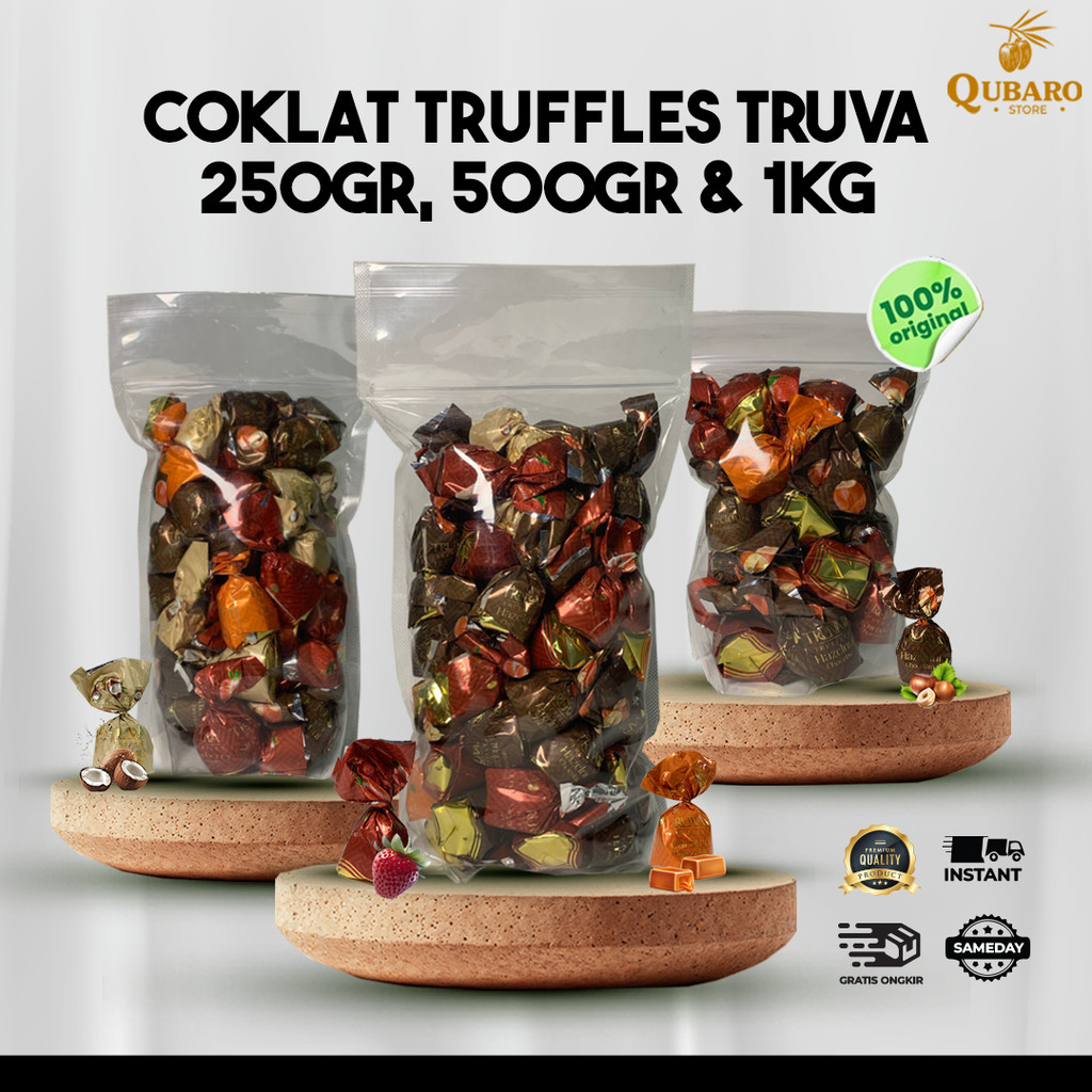 

COKLAT TRUVA TRUFFLES MIX VARIAN / COKELAT TURKI TRUFFLES TRUVA RICE CRISPY ORIGINAL